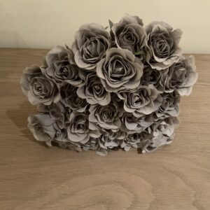 Boeket rozen grijs