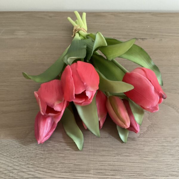 Boeket tulpen roze