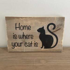 Tekstbord kat