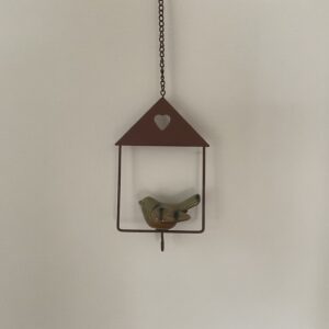 Hanger huis met vogeltje