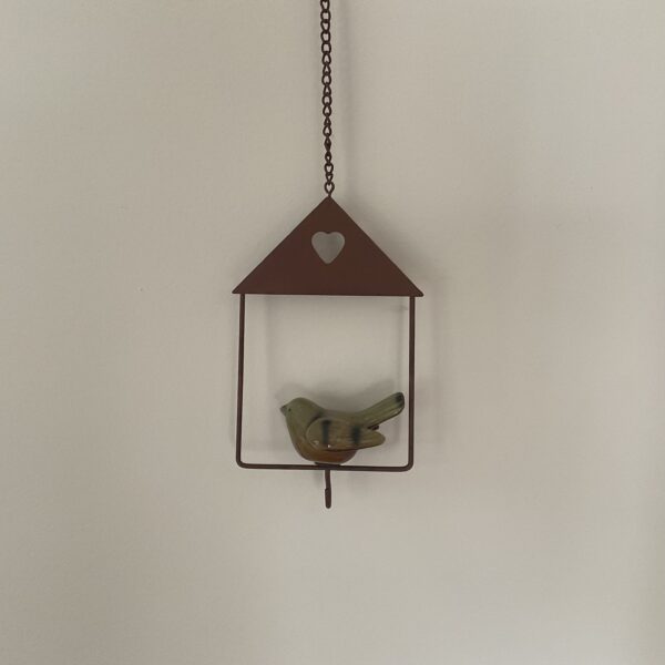 Hanger huis met vogeltje