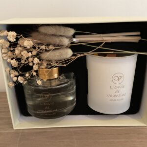 Giftbox kaars en geurstokjes