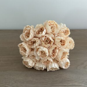 Boeket beige rozen