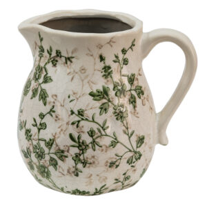 Decoratieve kan beige/groen