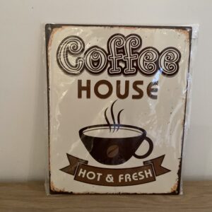 Tekstbord “Coffee house”