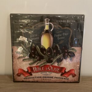 Tekstbord “Huile d’olive”