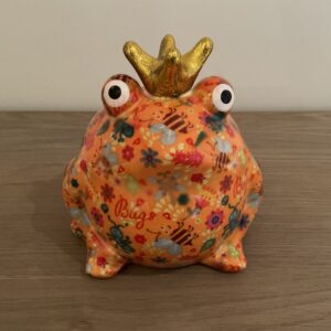 Spaarpot kikker oranje