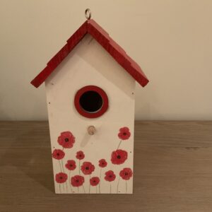 Vogelhuisje klaprozen