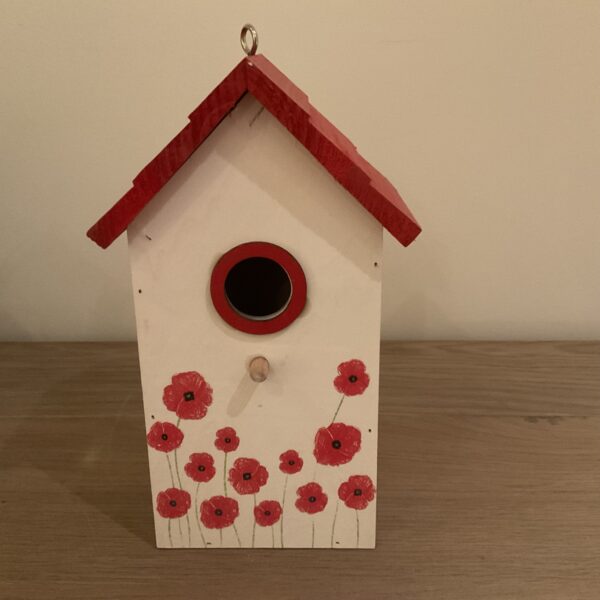 Vogelhuisje klaprozen