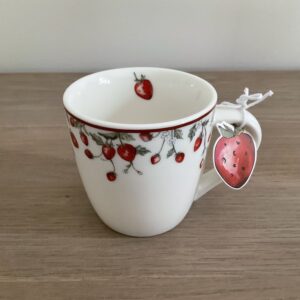 Koffietas aardbei
