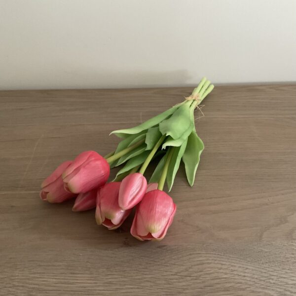 Boeket tulpen roze