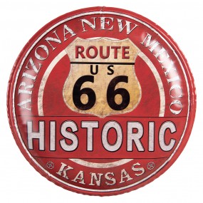 Tekstbord rond Route 66