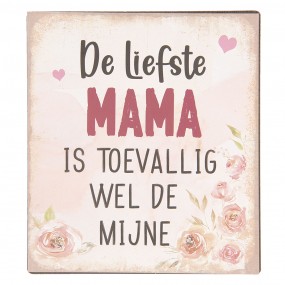 Tekstbordje “liefste mama…”