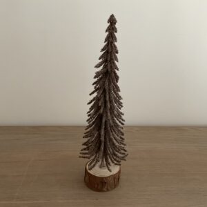 Kerstboom in bruin M