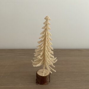 Kerstboom in beige S