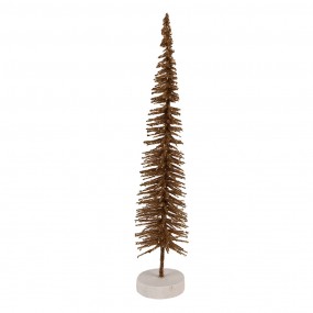 Kerstboom bruin/goud M