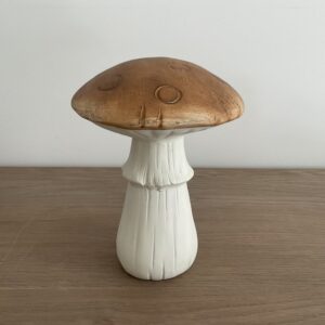 Paddestoel in steen XL