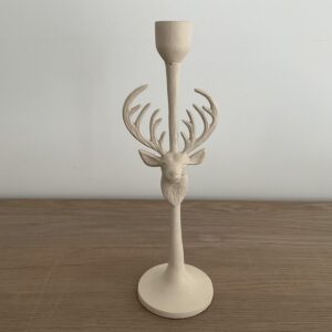Kandelaar met hertenkop