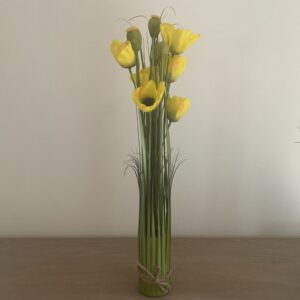 Zomerbloemen in bundel geel