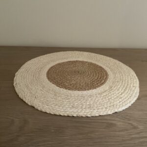 Placemats beige/wit
