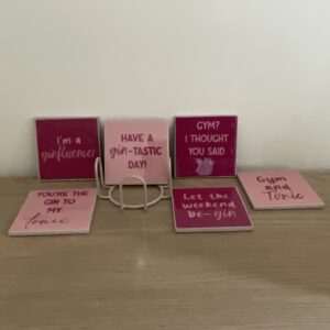 Onderzetters gin in rekje