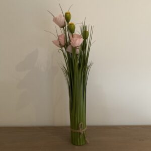 Zomerbloemen in bundel roze