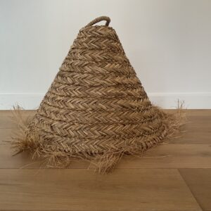 Zeegras hanglamp met rafels