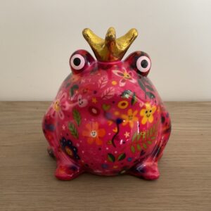 Spaarpot kikker roze