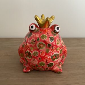 Spaarpot kikker oranje