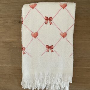 Gastendoekje strik/hart