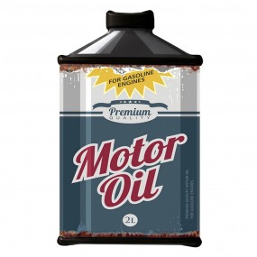 Tekstbord motor olie