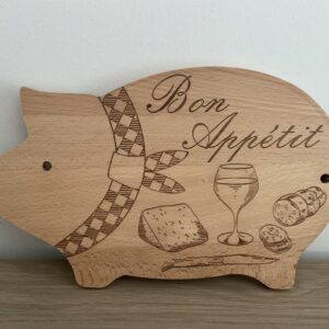 Serveer plank varken