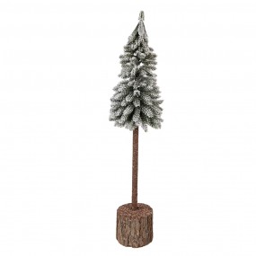 Kunstkerstboom op houten voet