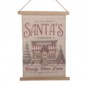 Wanddoek Santa’s