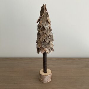 Kerstboompje met schors