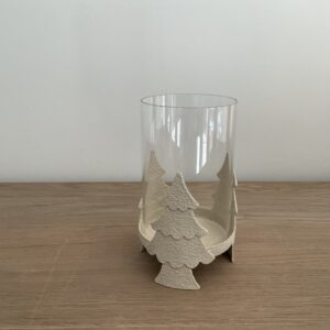 Windlicht beige M
