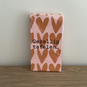 Servetten ‘Gezellig tafelen’